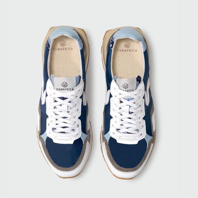 African Fair Trade Sneaker - Akanda Bleu African Fair Trade Sneaker - Akanda Bleu