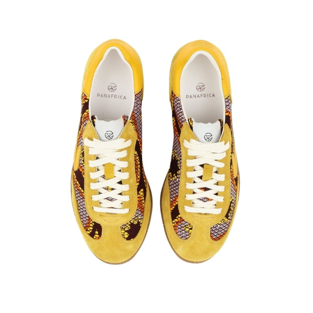 African Fair Trade Sneaker - Sahara Safran