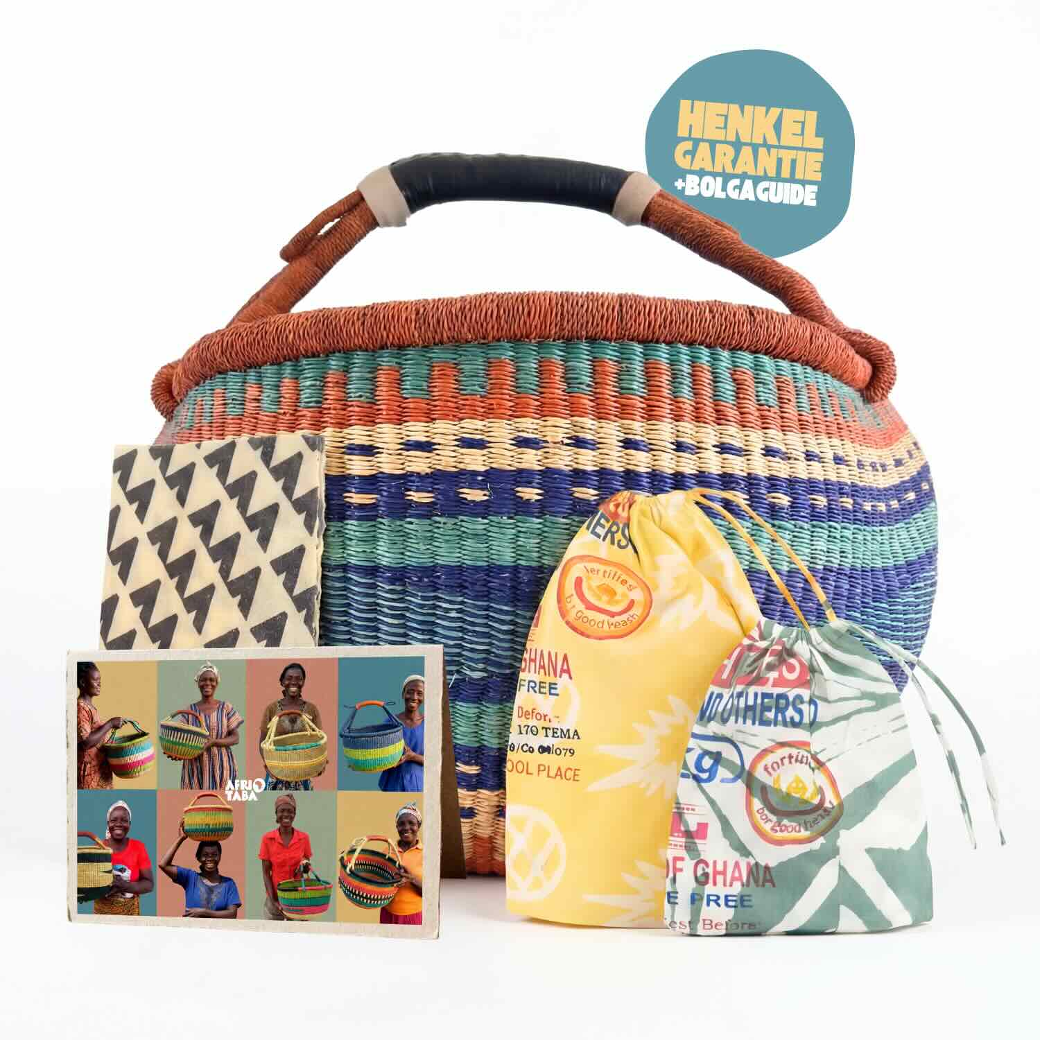 Bolga Korb - Bole - Rund - Ghana - Fair Trade