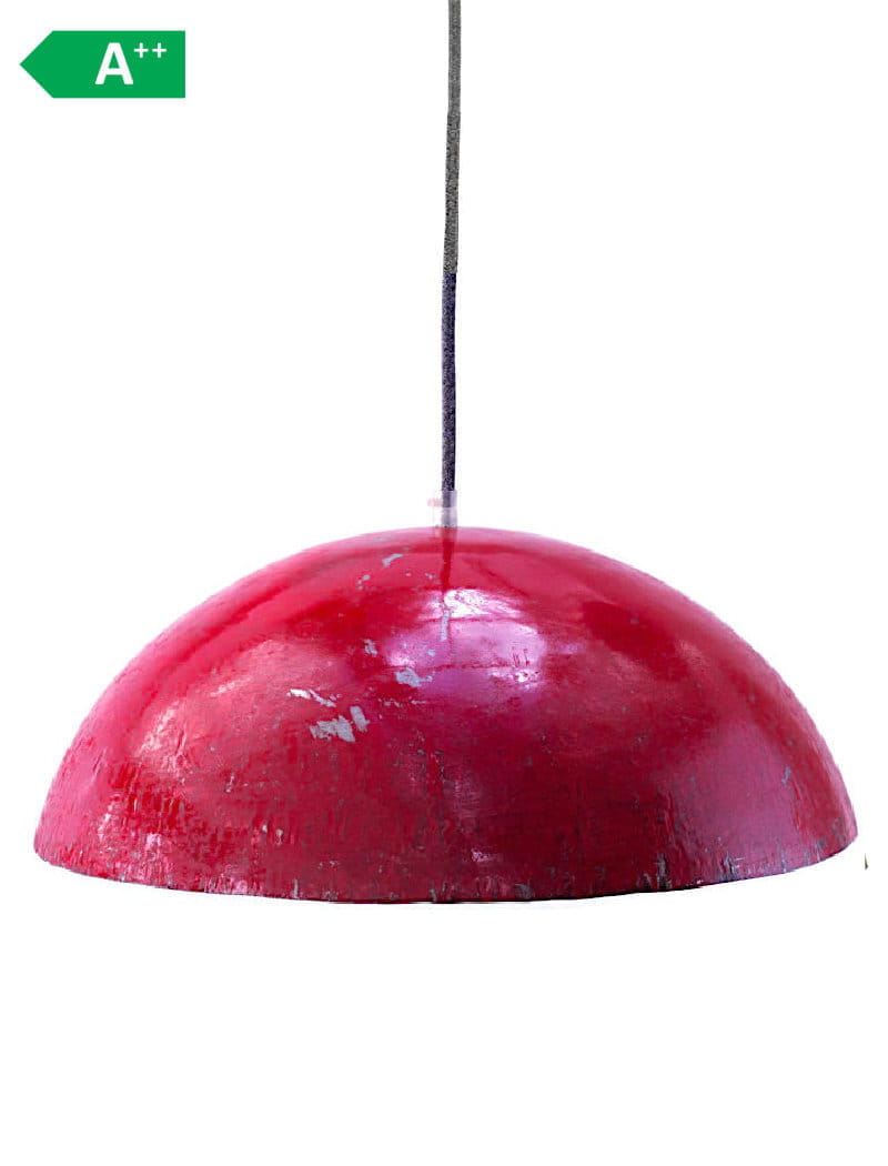 Upcycling Deckenlampe - Ölfass XL - Rot