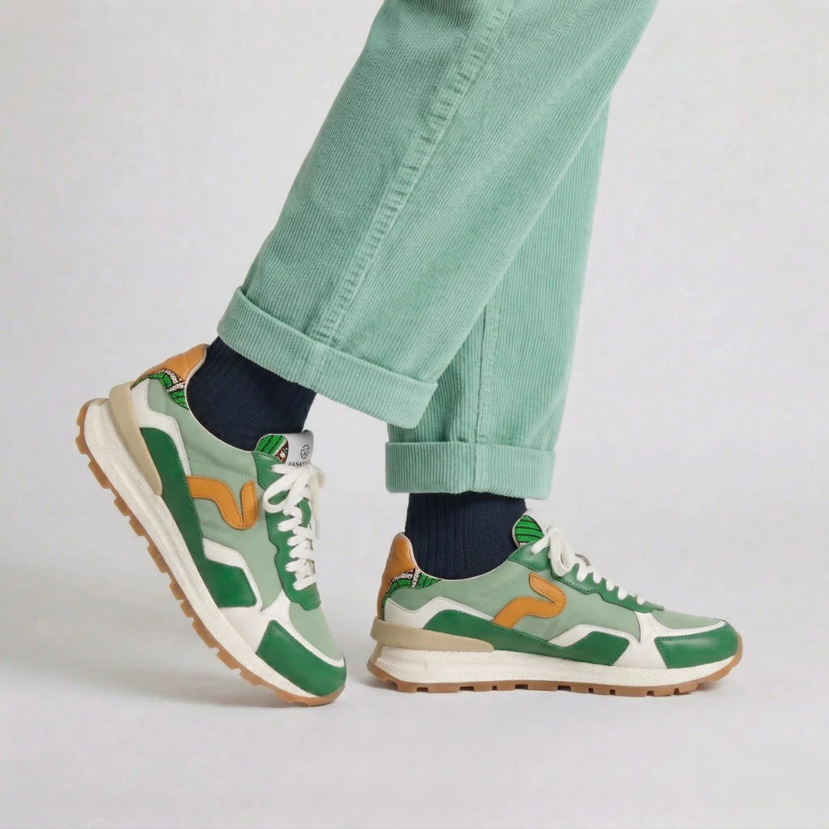 African Fair Trade Sneaker - Akanda Vert - 41 - Marokko