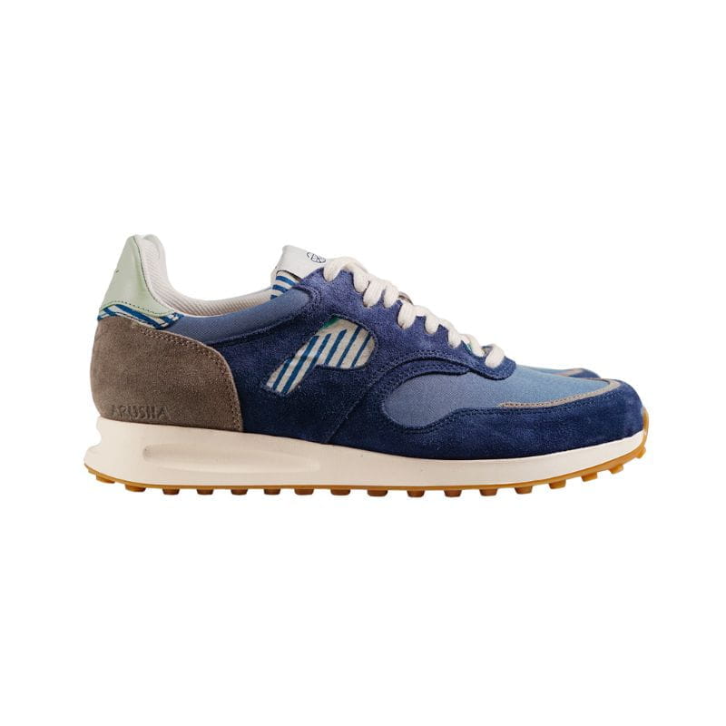 African Fair Trade Sneaker - Arusha Cobalt