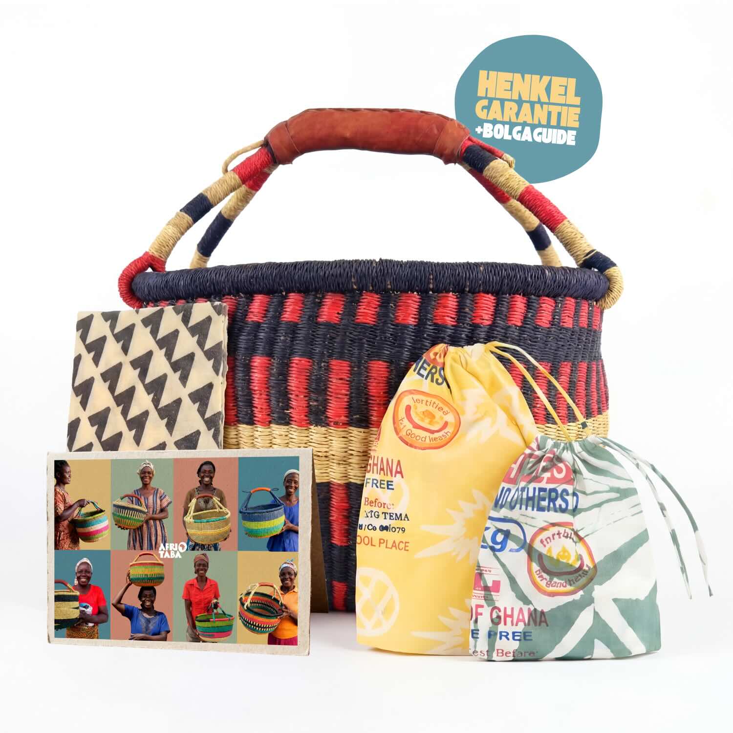 Bolga Korb - Obuasi - Rund - Ghana - Fair Trade