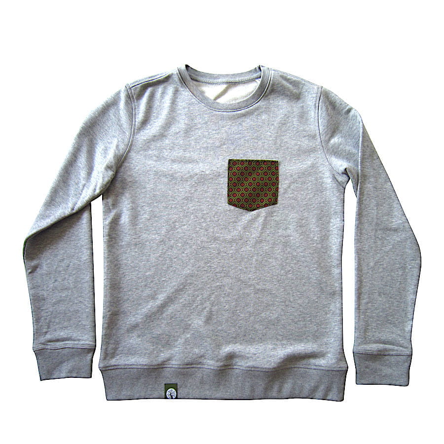 Shwe Shwe Pocket - Unisex - Grau - Organic Sweater Shwe Shwe Pocket - Unisex - Grau - Organic Sweater