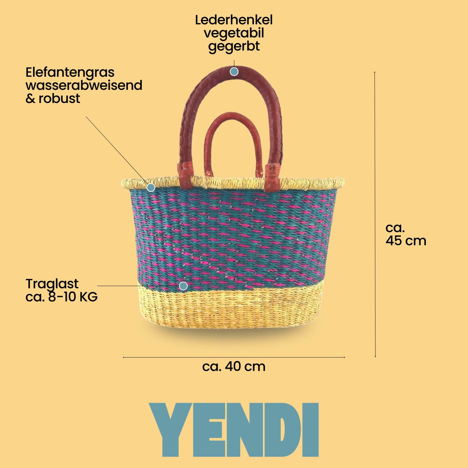 Bolga Korb - Yendi - Oval