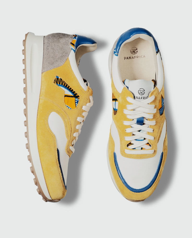 African Fair Trade Sneaker - Arusha Safran African Fair Trade Sneaker - Arusha Safran