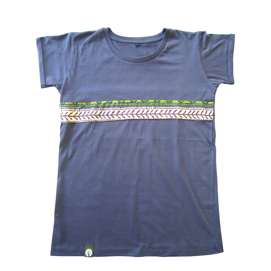 Kudhinda - Woman - Charcoal Grau - Organic Shirt Kudhinda - Woman - Charcoal Grau - Organic Shirt
