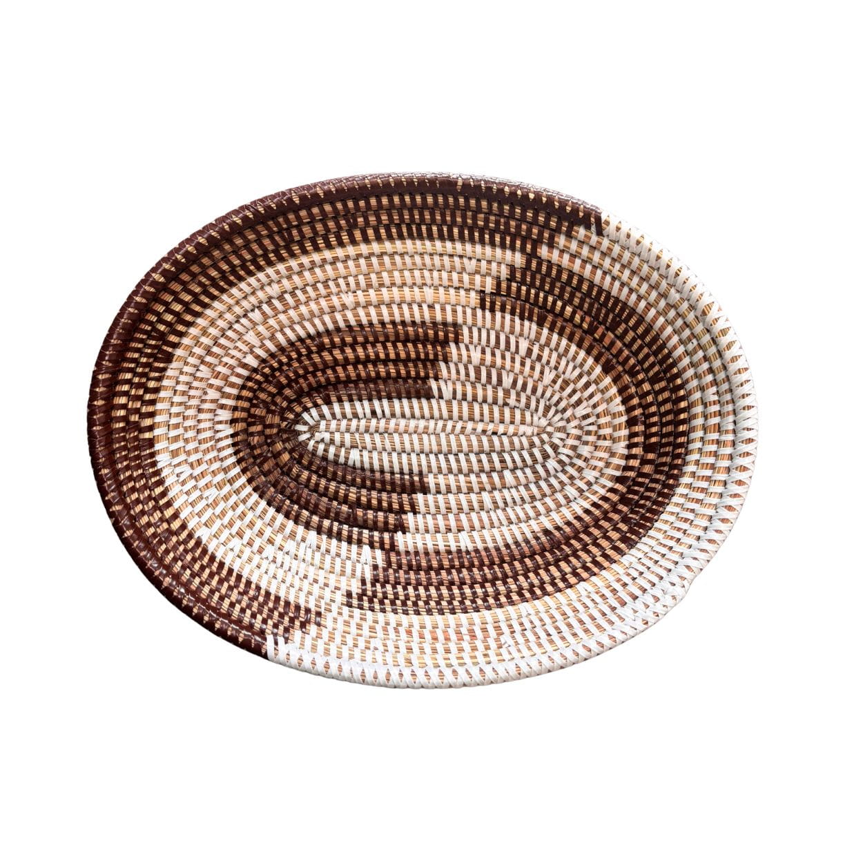 Obstschale & Brotkorb geflochten - 30cm - oval - Kaolack - Senegal