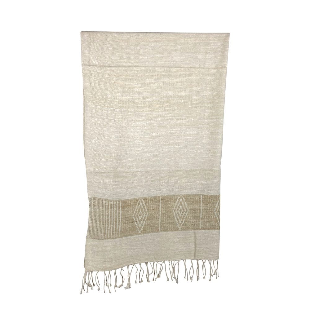 Queen Menon - Schal aus Seide - Unisex - Beige Queen Menon - Schal aus Seide - Unisex - Beige