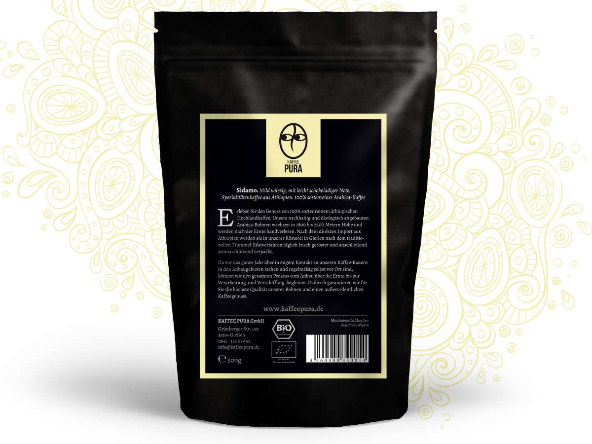 Bio Kaffee - Sidamo - Äthiopien Bio Kaffee - Sidamo - Äthiopien