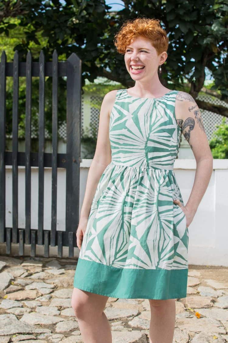 Party Dress - Rays Sage - Grün Party Dress - Rays Sage - Grün