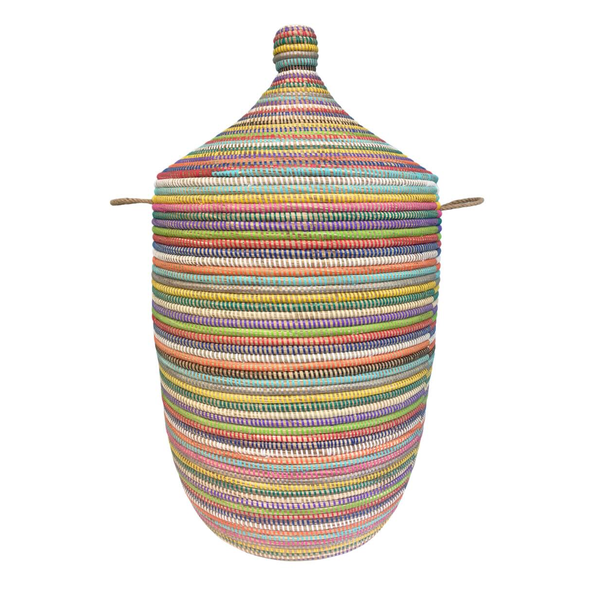 Wäschekorb Senegal S-XXL - Stripes - Bunt