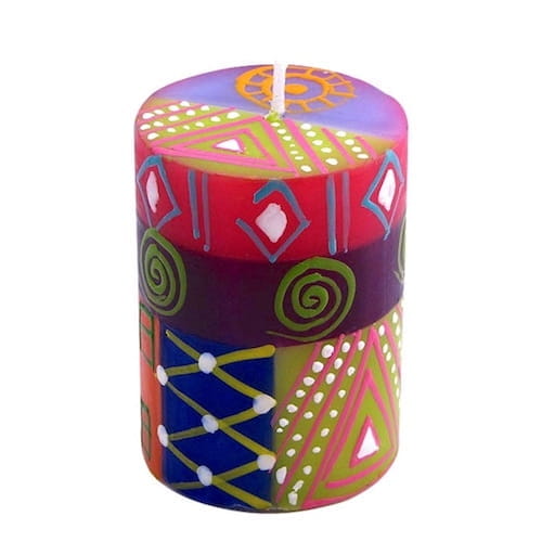 Bunte Kerzen Nobunto Kapula Südafrika Fair Trade Multicolored Shahida Bunte Kerzen Nobunto Kapula Südafrika Fair Trade Multicolored Shahida
