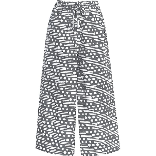Bio Hose Crop - Morse Code - Charcoal Bio Hose Crop - Morse Code - Charcoal