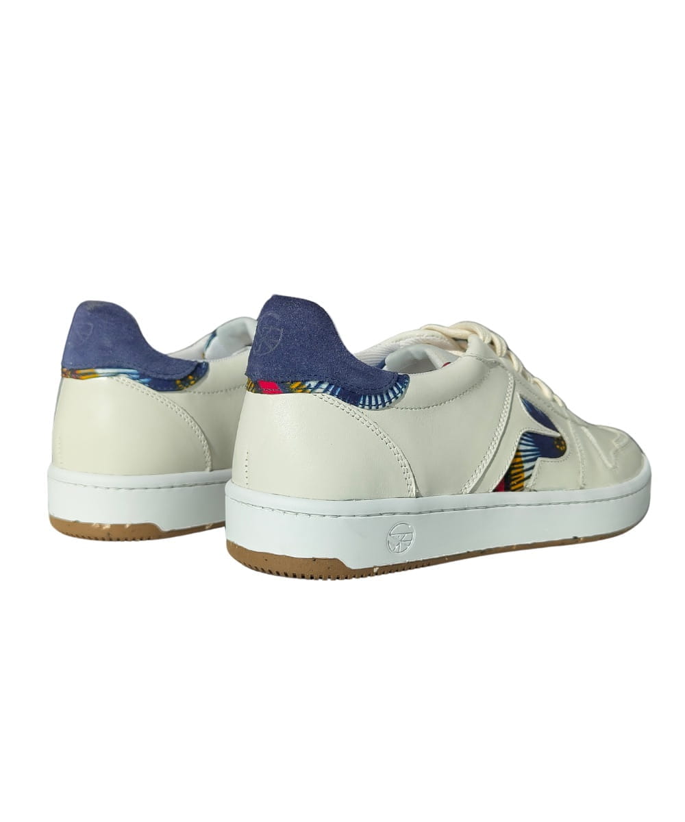 African Fair Trade Sneaker - Kasai Marine