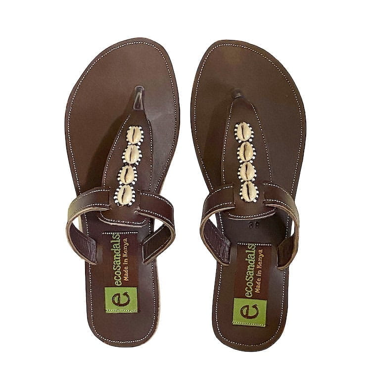 Afrikanische Sandalen - Tula - Braun Afrikanische Sandalen - Tula - Braun