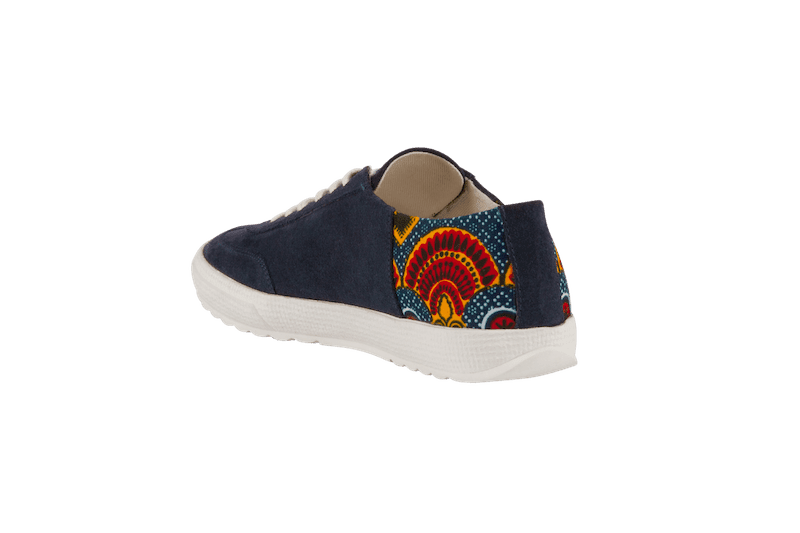 African Fair Trade Sneaker - Harmattan Ocean