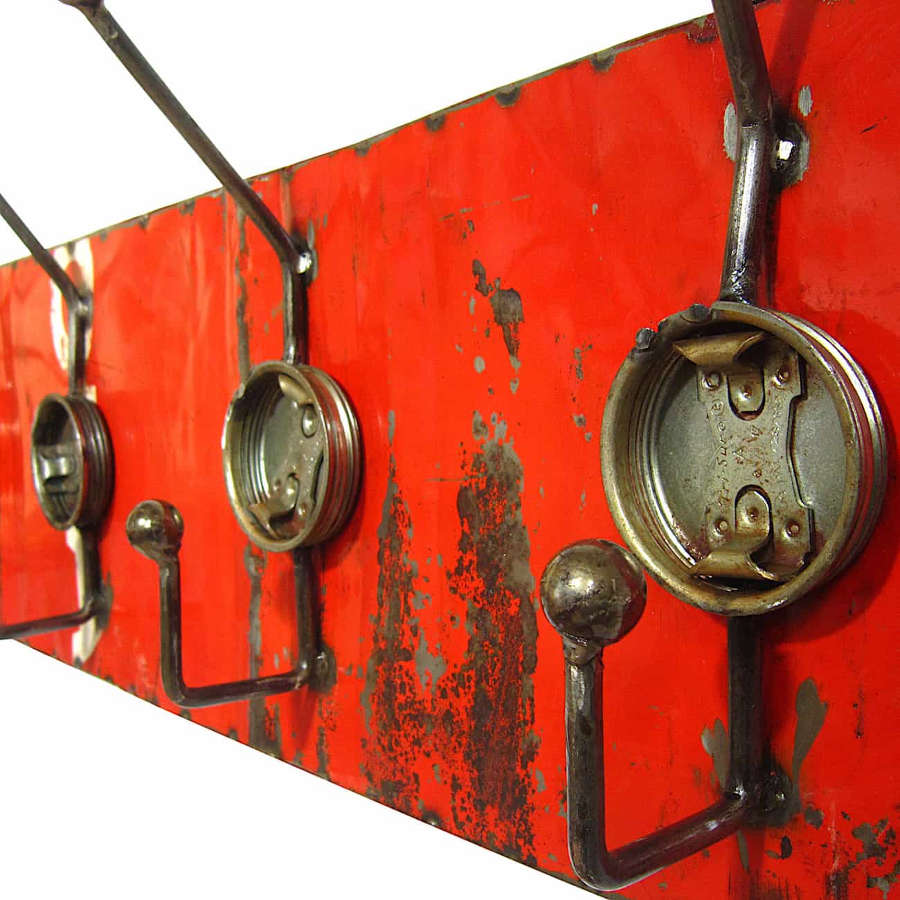 Garderobe - Shabby Chic - Rot - Lang Garderobe - Shabby Chic - Rot - Lang