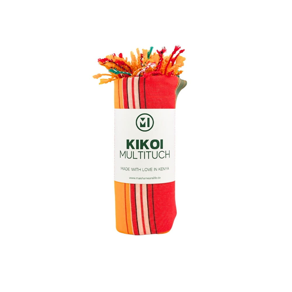 Kikoi Tuch Kenia - Baumwolle - Gelb Kikoi Tuch Kenia - Baumwolle - Gelb