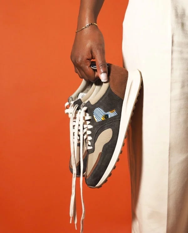 African Fair Trade Sneaker - Arusha Gris African Fair Trade Sneaker - Arusha Gris