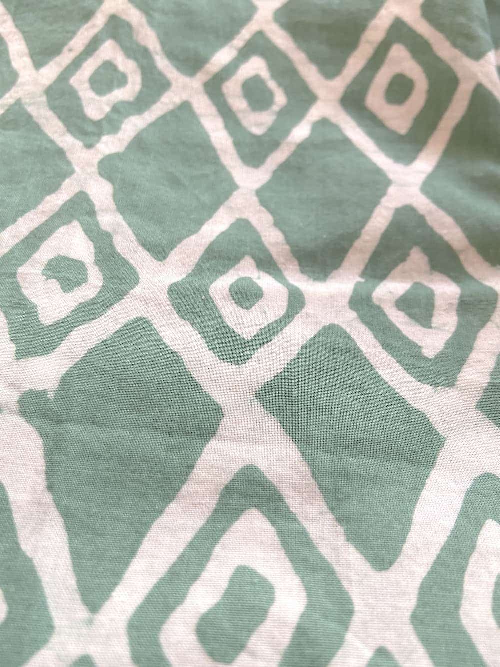 Retro Bluse - Argyle Sage - Grün Retro Bluse - Argyle Sage - Grün