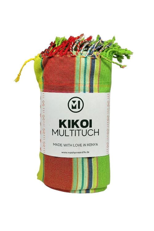 Kikoi Tuch Kenia - Baumwolle - Hellgrün Kikoi Tuch Kenia - Baumwolle - Hellgrün