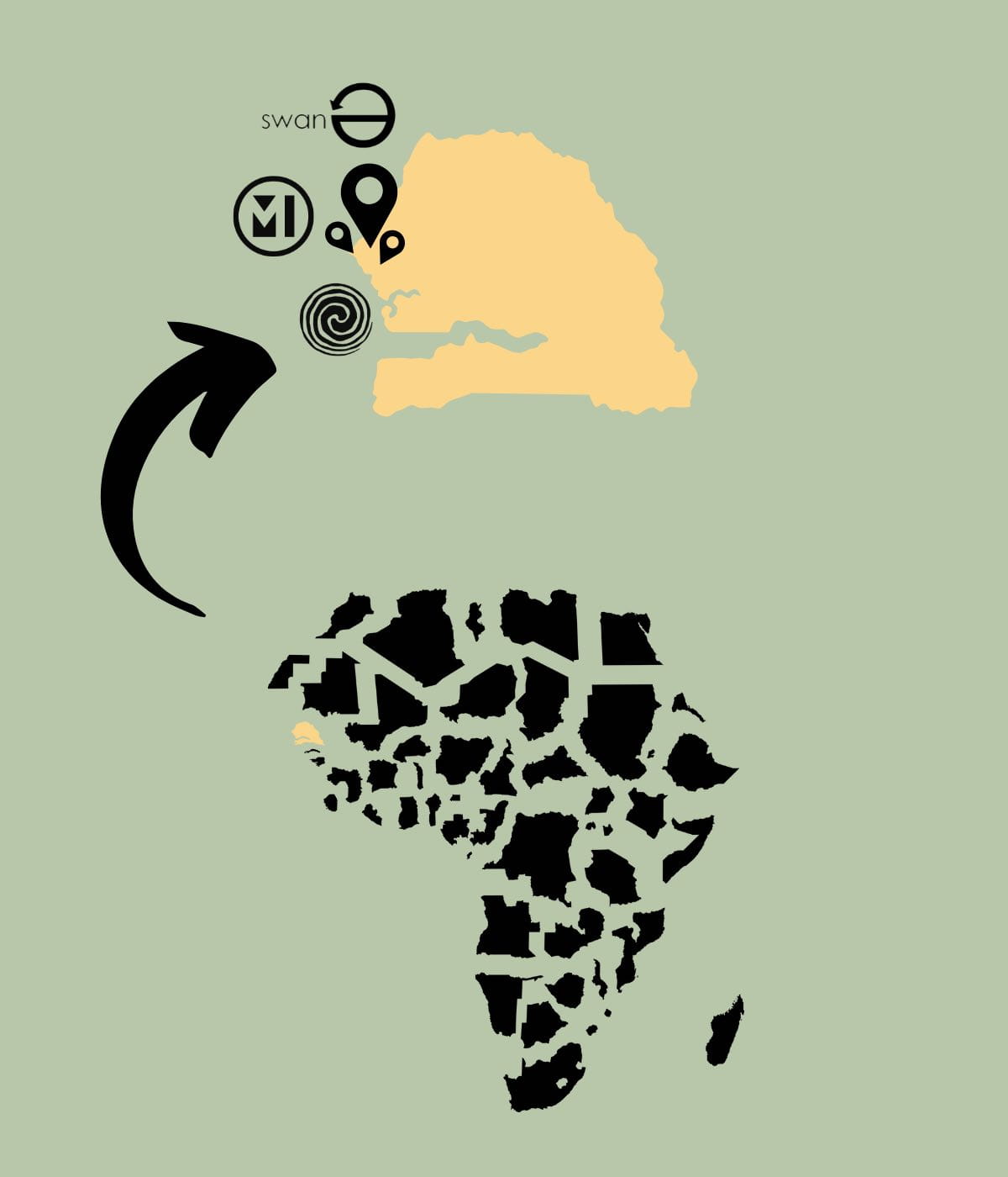 Senegal Landkarte Afritaba Brands Senegal Landkarte Afritaba Brands
