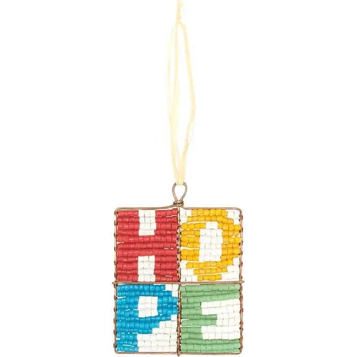 Perlenanhänger Hope - Rainbow Groß - Upcycling Perlenanhänger Hope - Rainbow Groß - Upcycling