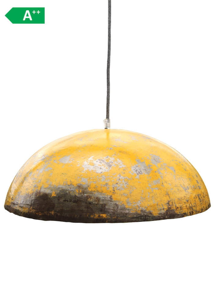 Ölfass Deckenlampe Gelb XL Upcycling Industrial Metall Shabby Chic Ölfass Deckenlampe Gelb XL Upcycling Industrial Metall Shabby Chic