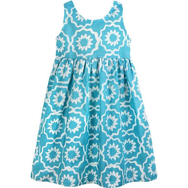 Girls Sundress - Chroma Sky Blue