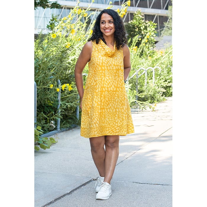 Eli Dress - Floral Burst Gold - Gelb Eli Dress - Floral Burst Gold - Gelb