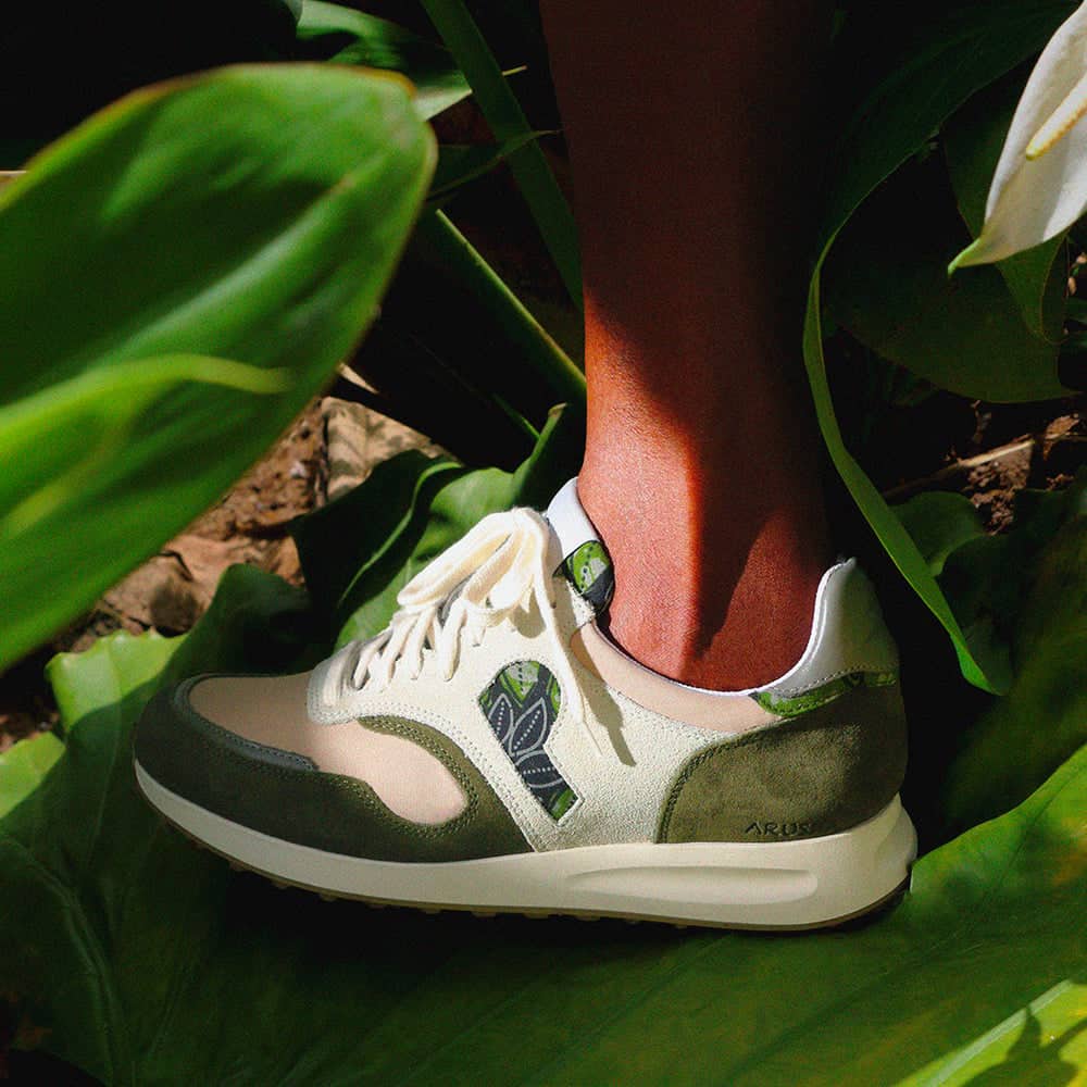 African Fair Trade Sneaker - Arusha Réglisse African Fair Trade Sneaker - Arusha Réglisse