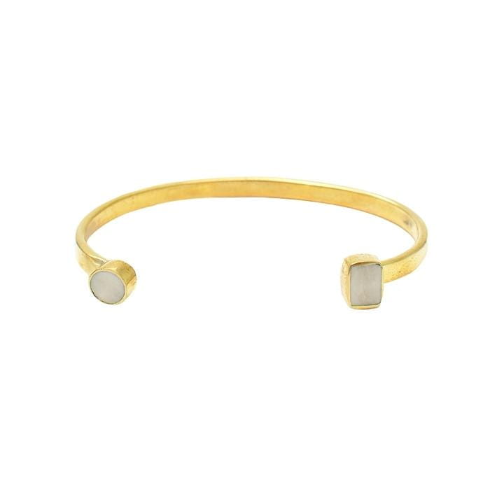 Messing Armreif - Bone Geometric Messing Armreif - Bone Geometric
