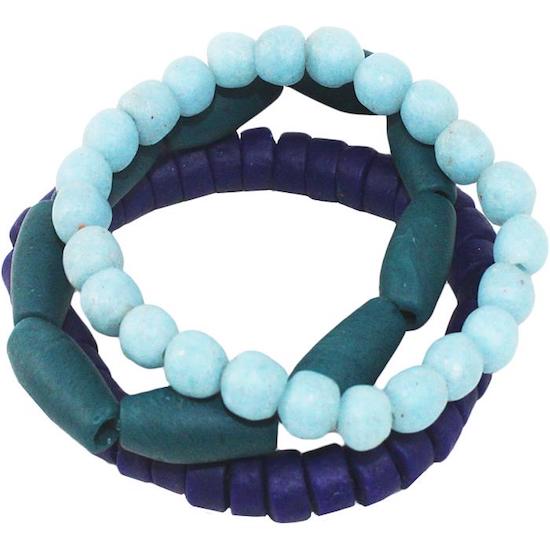 Glasperlen Armband afrikanisch Glasperlen Armband afrikanisch