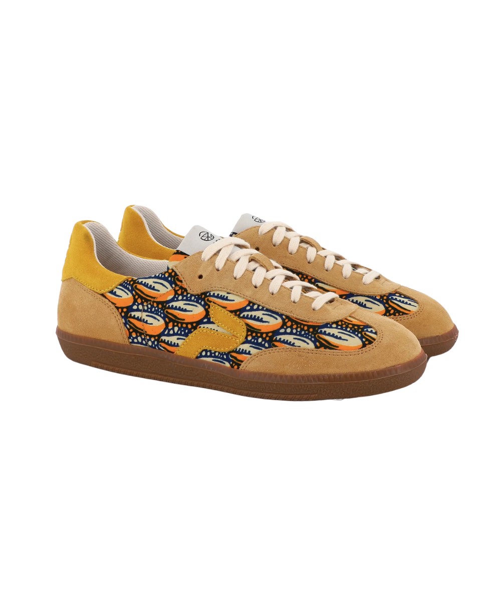 African Fair Trade Sneaker - Sahara Carambole African Fair Trade Sneaker - Sahara Carambole