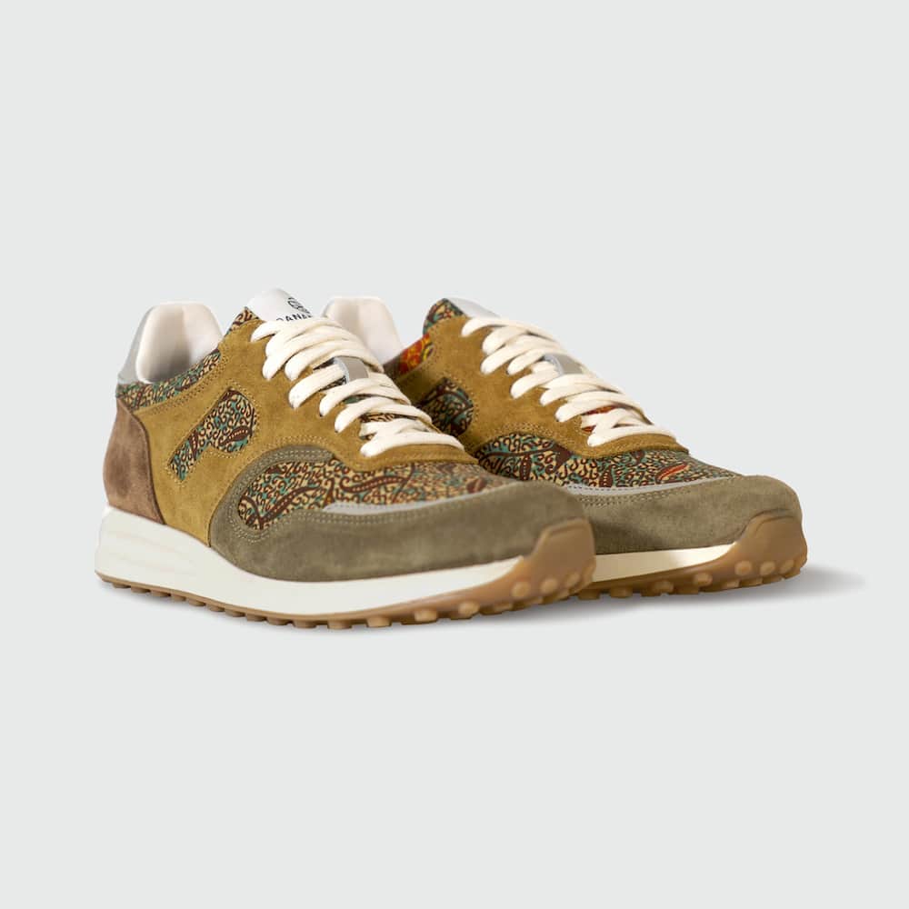 African Fair Trade Sneaker - Arusha Chestnut