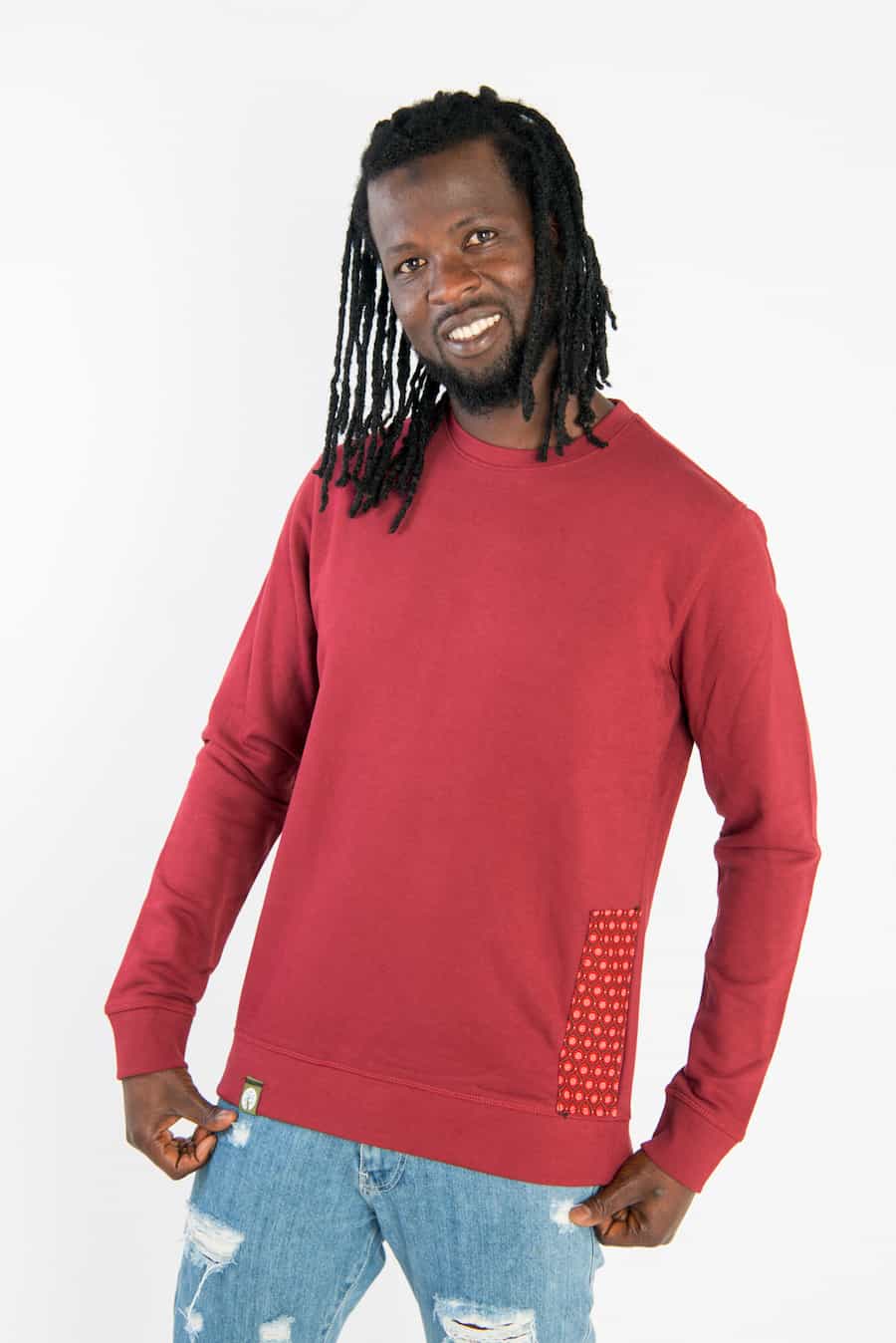 Shwe Shwe - Unisex - Burgundy - Organic Sweater Shwe Shwe - Unisex - Burgundy - Organic Sweater