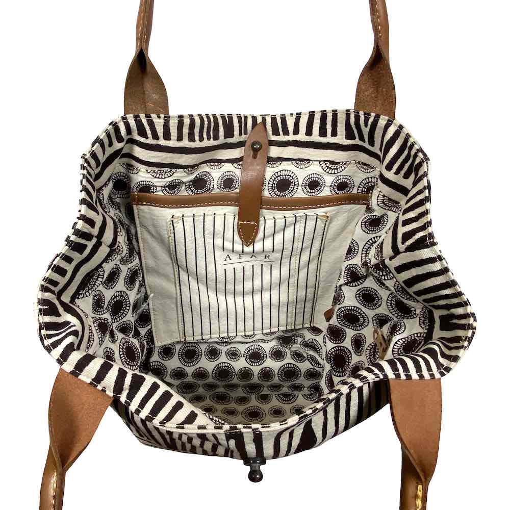 African Tote Bags - Safari - Tukul Brown