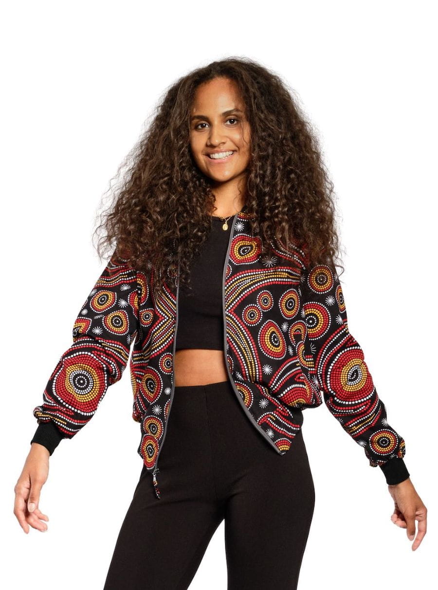 Bomberjacke Kitenge - Kizunguzungu - Unisex Bomberjacke Kitenge - Kizunguzungu - Unisex