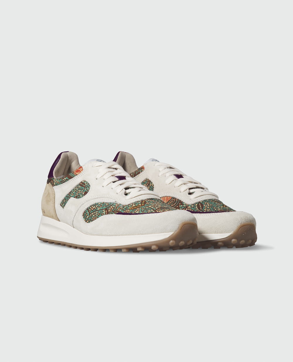 African Fair Trade Sneaker - Arusha Creme