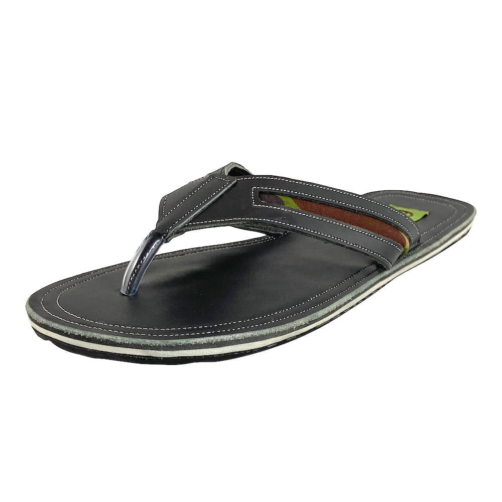 Upcycling Sandalen - Tana - Schwarz Upcycling Sandalen - Tana - Schwarz