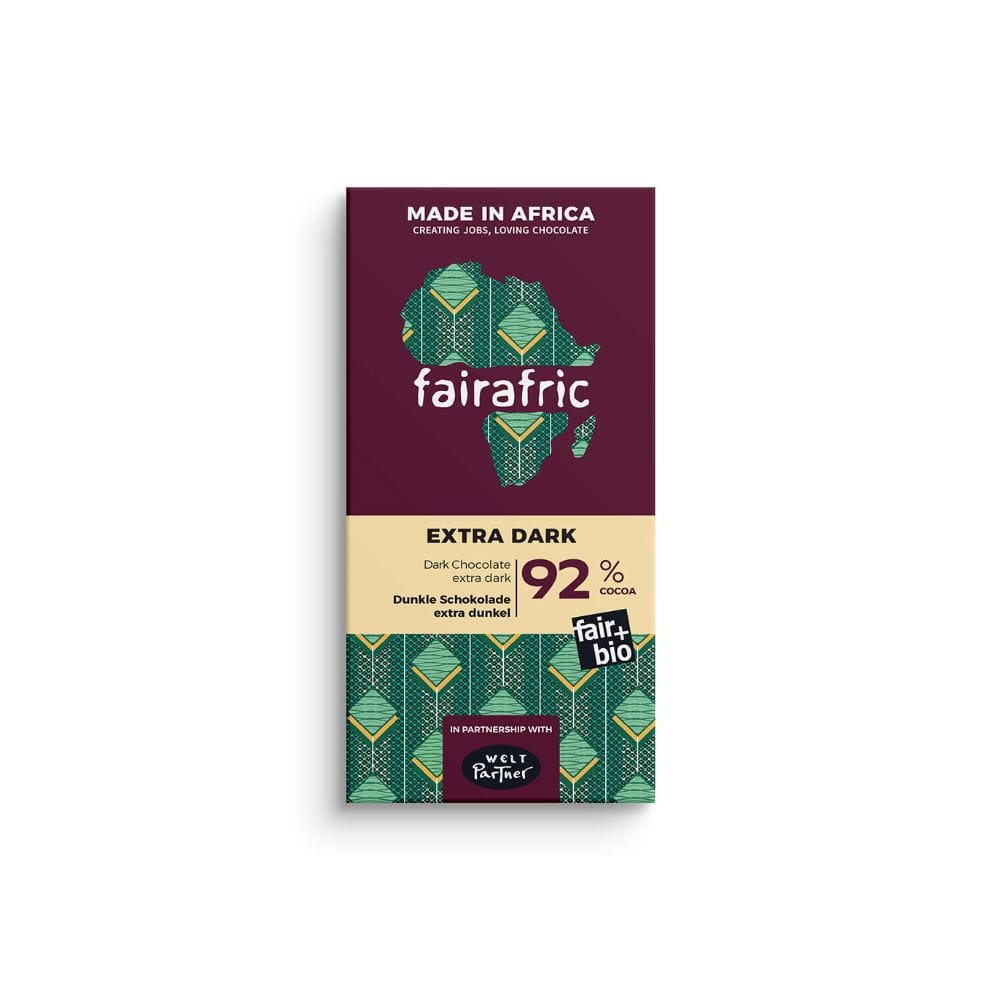Bio Schokolade - 92% Extra Dark - Ghana Bio Schokolade - 92% Extra Dark - Ghana