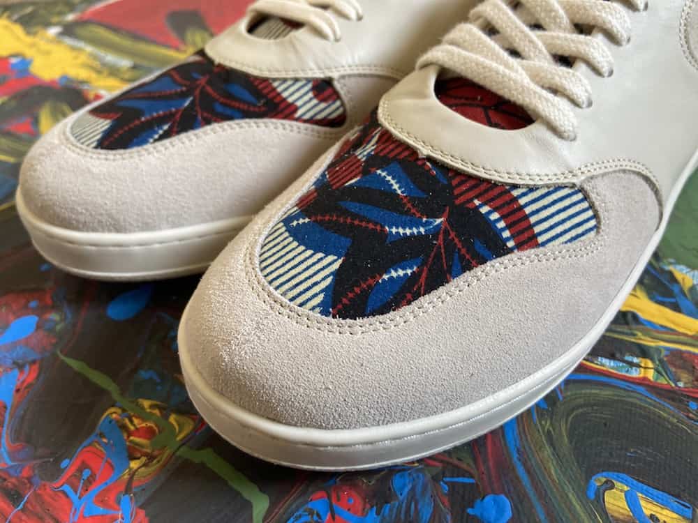 African Fair Trade Sneaker - Sahara Creme H