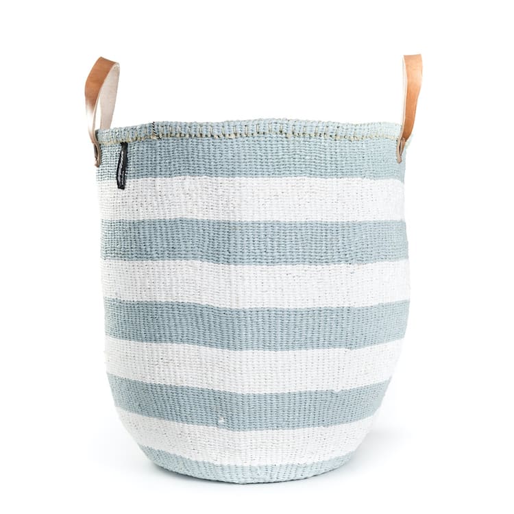 Kiondo Korb L - Stripes - Hellblau Kiondo Korb L - Stripes - Hellblau