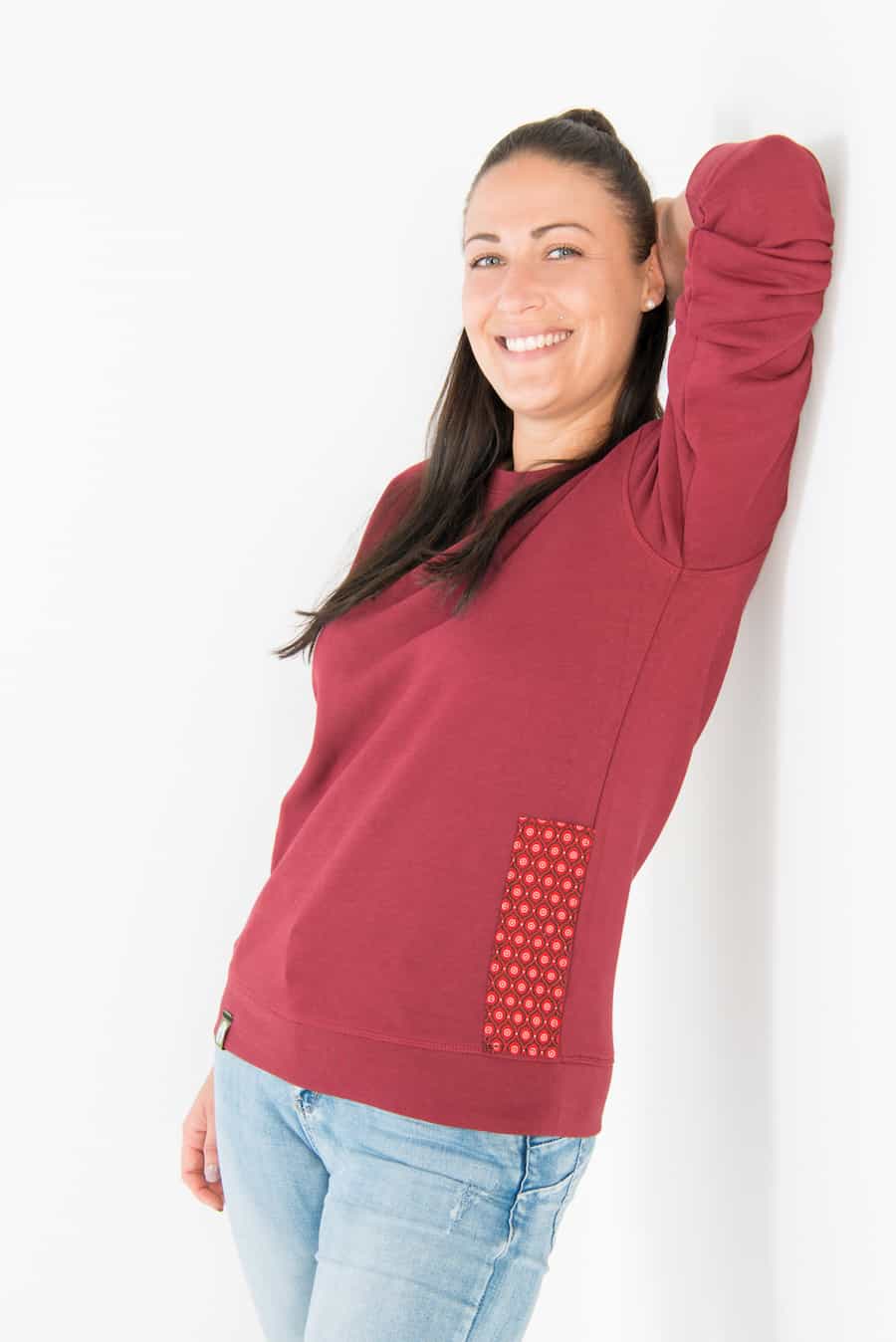 Shwe Shwe - Unisex - Burgundy - Organic Sweater