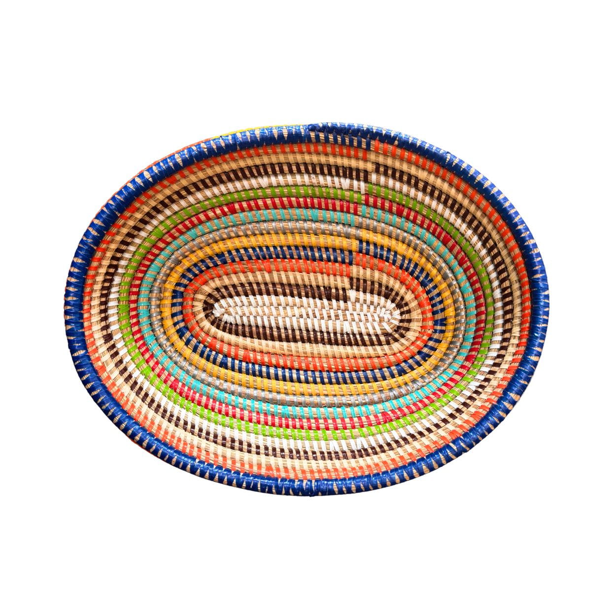 Obstschale & Brotkorb geflochten - 30cm - oval - Bignona - Senegal