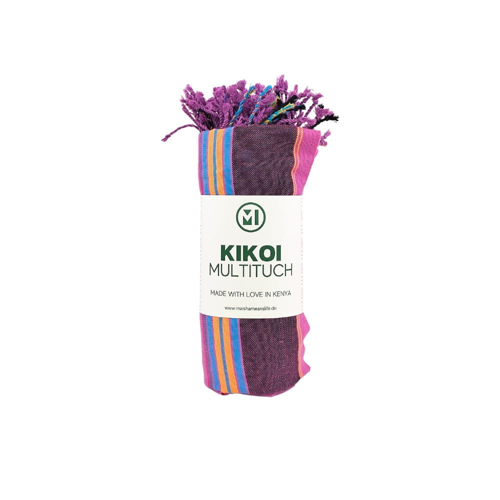 Kikoi Tuch Kenia - Baumwolle - Lila Kikoi Tuch Kenia - Baumwolle - Lila