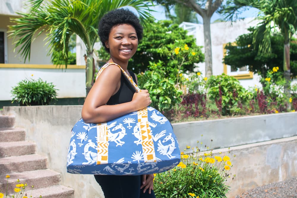 Weekender Bag - Sankofa - Stone Weekender Bag - Sankofa - Stone