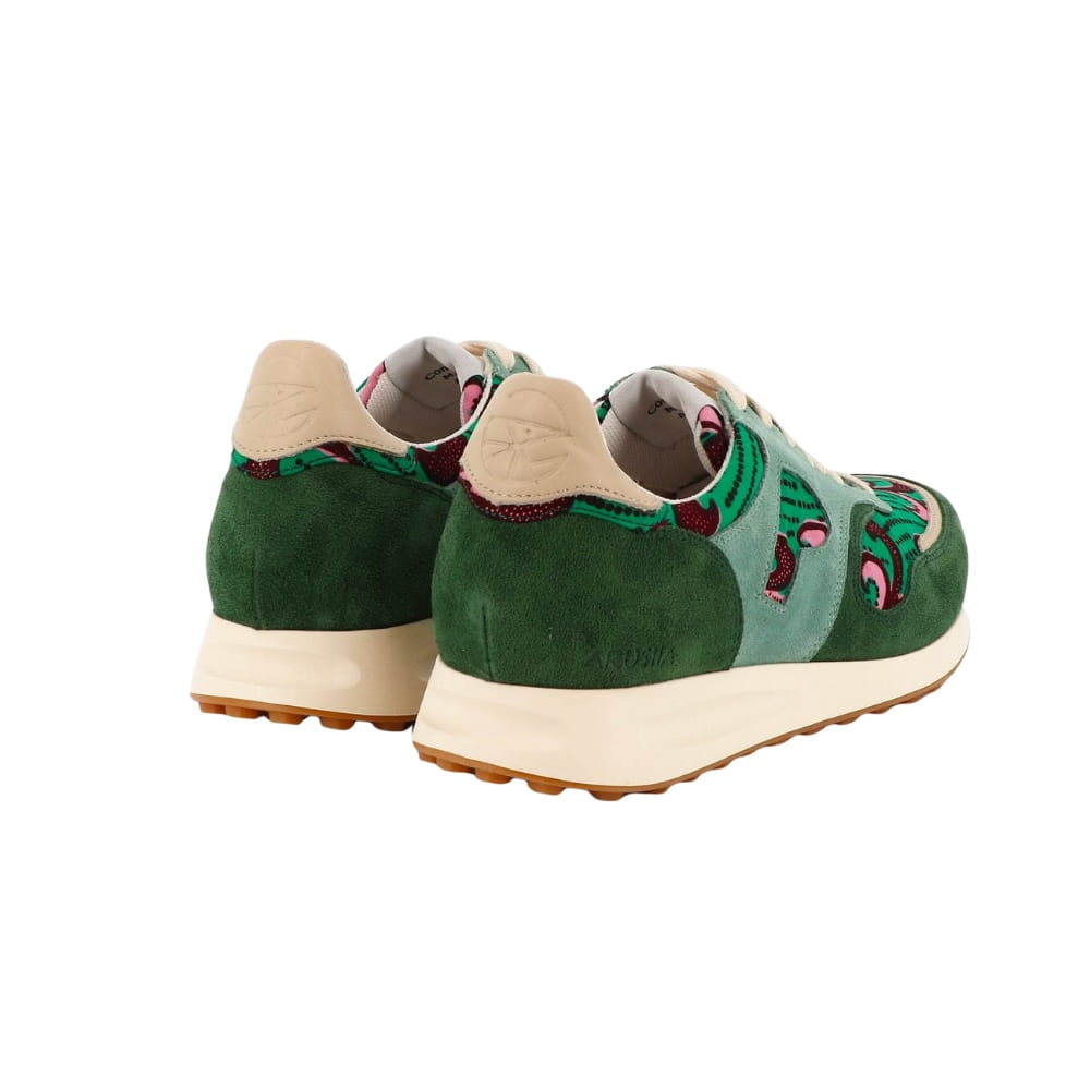 African Fair Trade Sneaker - Arusha Lime