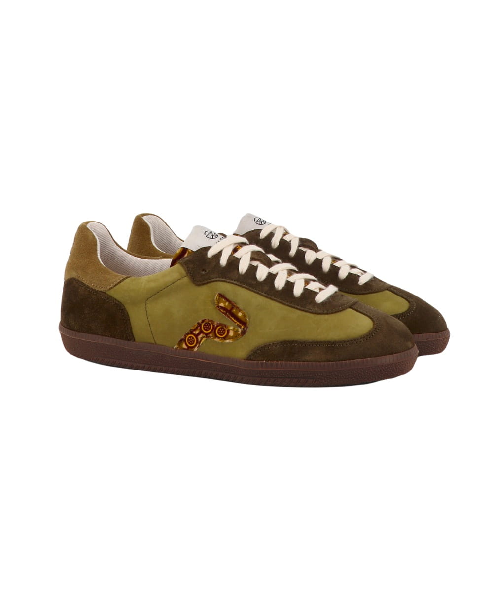 African Fair Trade Sneaker - Sahara Kaki